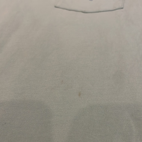 Vineyard Vines boys youth L tshirt, light green with blue fish (flaw, see pics) - Picture 6 of 6